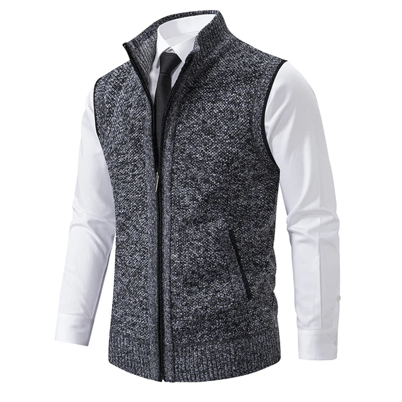 Frank | Gebreide Fleece Weste