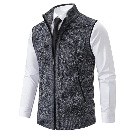 Frank | Gebreide Fleece Weste