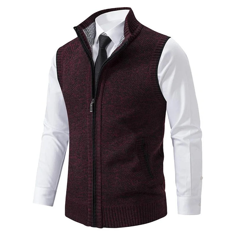 Frank | Gebreide Fleece Weste