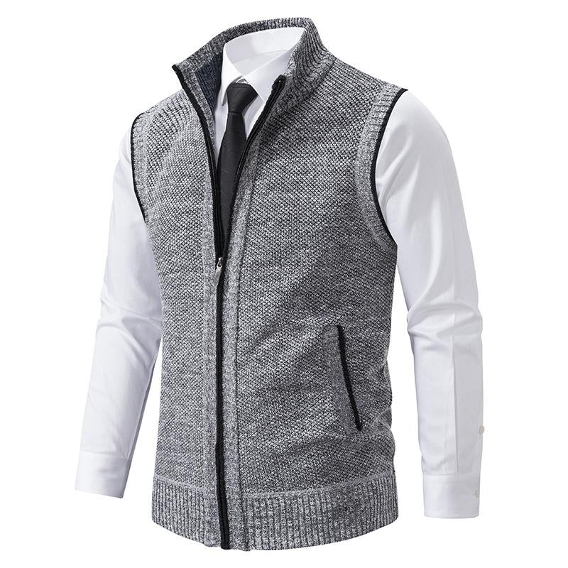 Frank | Gebreide Fleece Weste