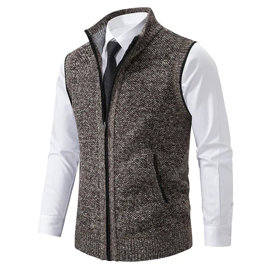 Frank | Gebreide Fleece Weste