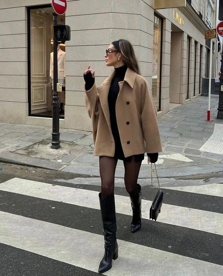 Sabine | Elegante Wol Jas